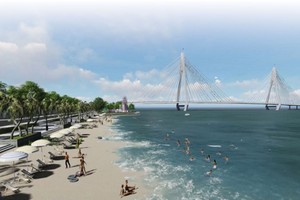 Dự án King Bay được chủ đầu tư “vẽ” nên khung cảnh tuyệt đẹp, khác xa thực tế.