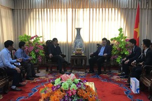 Chủ tịch UBND tỉnh Nguyễn Đức Chính làm việc với Công ty Envision Energy