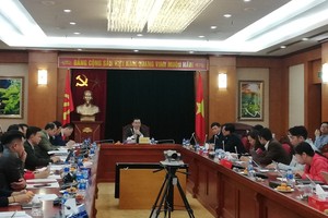 Ông Ngô Văn Tuấn, Phó trưởng ban Kinh tế Trung ương thông tin về Diễn đàn Kinh tế Việt Nam năm 2019
