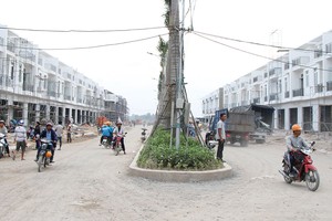 Dự án nhà liền thổ phát triển mạnh tại 
các tỉnh lân cận TP.HCM trong năm 2018. Ảnh: Gia Huy