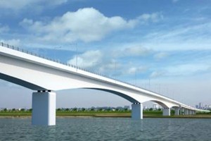 Phối cảnh công trình cầu Cửa Hội.