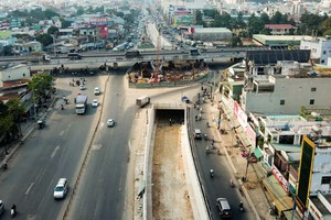 Dự kiến hoàn thàng vào Quý IV/2018 nhưng vì vướng đền bù giải tỏa nên tới nay dự án vẫn chưa hoàn thành.