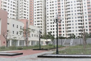 Hơn 12.000 căn hộ tái định cư trong khu quy hoạch 38,4 ha (quận 2) bị bỏ không nhiều năm nay. Ảnh: Trọng Tín