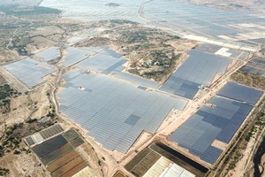 Dự án Điện mặt trời của Tập đoàn BIM tại tỉnh Ninh Thuận.