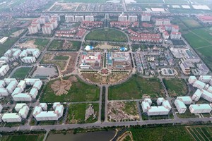 Viglacera chính là chủ đầu tư của hơn 1.000 căn hộ thu nhập thấp tại Khu đô thị Đặng Xá, Gia Lâm, Hà Nội. Ảnh: Tiến Tuấn.