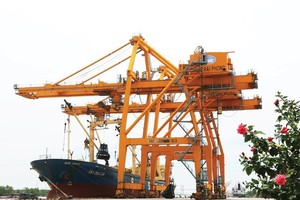 Cảng Hải Phòng - một trong những công ty thành viên đang đem lại lợi nhuận cho Vinalines. Ảnh: A.M