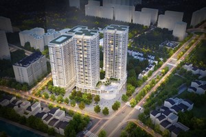  Tổng mặt bằng cảnh quan dự án.