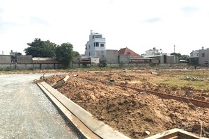 Một phần diện tích tại Trạm Vật tư đường sắt Dĩ An đã được chuyển đổi mục đích sử dụng.