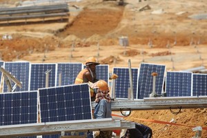 Dự án Điện mặt trời Xuân Thọ 1 (Phú Yên). Ảnh: Đức Thanh