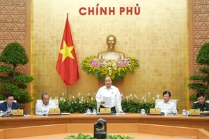 Thủ tướng chủ trì phiên họp Chính phủ tháng 5/2019 (Ảnh: VGP/Quang Hiếu)