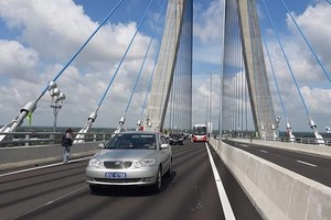 Chủ đầu tư Dự án cầu Vàm Cống đã khắc phục xong các sự cố và được thông xe vào giữa tháng 5/2019.