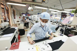 Các doanh nghiệp dệt may nội chọn thị trường ngách để chiếm lĩnh. Trong ảnh: Sản xuất tại Công ty May 10. Ảnh: Đức Thanh