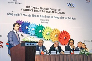 Hội thảo Công nghệ Ý cho nền kinh tế tuần hoàn và thông minh tại Việt Nam.