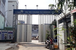 Dự án La Cosmo Residences dù đã bán hơn 1 năm, nhưng vẫn chưa xong pháp lý. Ảnh: Gia Huy