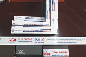 Rất khó để phân biệt “nhôm Việt Pháp” nào là chính hãng