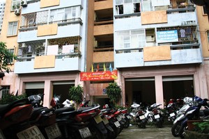 Bãi đỗ xe ngoài trời tại N3B. Ảnh: Thành Nguyễn