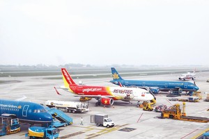 Thị trường hàng không Việt Nam đang phát triển nóng, dẫn đến khủng hoảng thiếu nhân lực chuyên ngành kỹ thuật cao. Ảnh: Đức Thanh