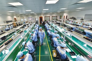 Nhà máy sản xuất Bphone của Công ty cổ phần Bkav. Ảnh: Đức Thanh