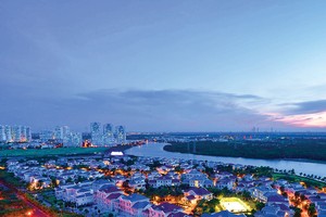 Bất động sản khu Nam từng là tâm điểm của thị trường TP.HCM với hàng loạt dự án lớn. Ảnh: Gia Huy