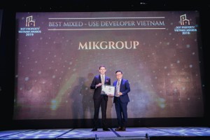 MIKGroup bội thu giải thưởng tại Dot Property Vietnam Awards 2019