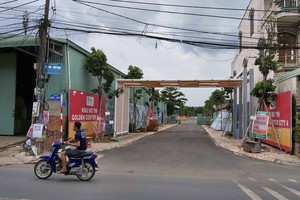 Những vi phạm về đất đai, xây dựng tại Khu đất tại đường Điều Xiển, phường Tân Hoà chưa được xử lý dứt điểm