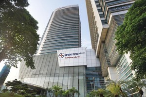 Trụ sở của EVN và EVN Finance tại Hà Nội. Ảnh: Đức Thanh