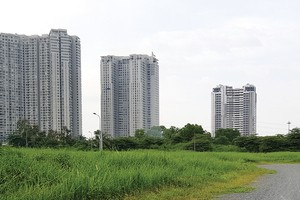 Bất cập trong quy hoạch và thủ tục cấp phép khiến thị trường bất động sản TP.HCM gần như "đứng hình" trong nửa đầu năm nay. Ảnh: Gia Huy