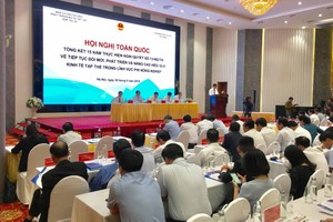 Hội nghị toàn quốc Tổng kết 15 năm thực hiện Nghị quyết số 13-NQ/TW.
