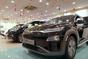 Xe điện Kona không ăn nên làm ra tại thị trường ôtô lớn thứ tư thế giới. Ảnh: Bloomberg.