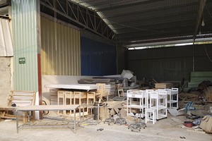 Công trình vi phạm trật tự xây dựng của ông Lê Hữu Thành, Phó chủ tịch HĐND quận Thủ Đức (ảnh: Trọng Tín)