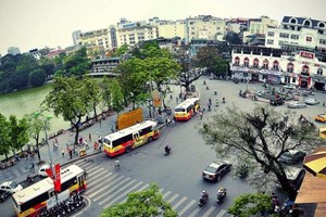 Hà Nội dự kiến sẽ thay đổi lộ trình một số tuyến xe buýt quanh hồ Hoàn Kiếm