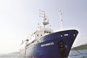 Tàu Bình Minh 02 của liên doanh PTSC-CGGV