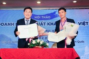 Lễ ký kết giữa doanh nghiệp Hàn-Việt