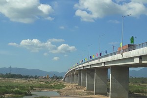 Cầu Dinh Ông, một công trình được tỉnh Phú Yên đưa vào sử dụng trong năm 2019.