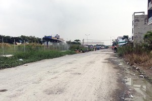 Khu đất 8,3 ha của Công ty Thuận Hưng nằm sát Trung tâm thương mại - chợ đầu mối Bình Điền.