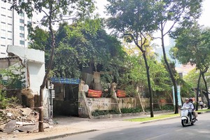 Khu đất vàng tại 34, 36, 42 - Chu Mạnh Trinh (quận 1, TP.HCM). Ảnh: N.S