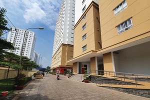 Chung cư IDICO Tân Phú, nơi đang phát sinh mâu thuẫn giữa Ban quản trị và đơn vị quản lý