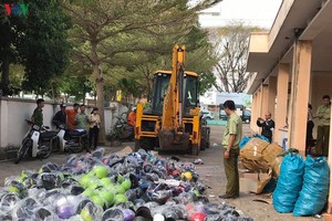 Ban chỉ đạo 389 tỉnh Đắk Lăk tiêu hủy hàng giả