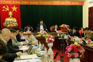 Bộ trưởng Bộ Kế hoạch và Đầu tư Nguyễn Chí Dũng làm việc với lãnh đạo tỉnh Hà Giang.