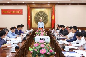 Hội nghị cho Ý kiến dự thảo để án Xây dựng và phát triển Thanh Hóa đến năm 2030, tầm nhìn 2045.