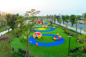 Tỷ lệ đất tối thiểu trồng cây xanh trong nhóm nhà chung cư là 20%