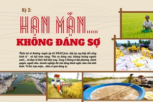 Đồng bằng sông Cửu Long mùa đỏ trời, trắng đất - Kỳ 3: Hạn mặn... không đáng sợ