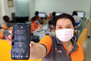 Nhân viên Công ty Winway bị “dội bom” tin nhắn từ nhóm người xưng là ở công ty tài chính và công ty đòi nợ thuê.