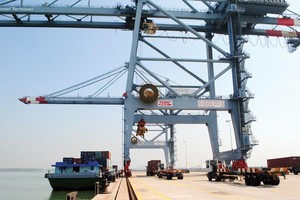 Cảng CMIT thuộc cụm cảng quốc tế Cái Mép - Thị Vải.