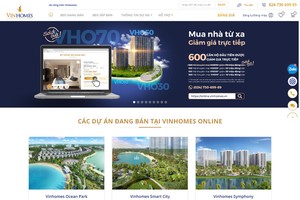Vinhomes ra mắt sàn giao dịch bất động sản trực tuyến