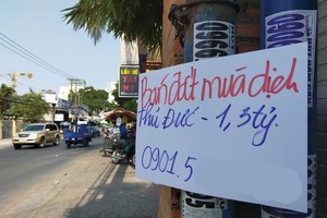 Xuất hiện những thông tin chào bán cắt lỗ mùa dịch, nhưng chỉ là đơn lẻ, không đại diện cho toàn thị trường. Ảnh: Lê Toàn