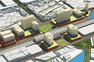 Phối cảnh ga Đà Nẵng mới.