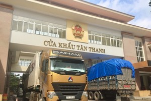 Tồn gần 1.000 xe hàng, Lạng Sơn đề nghị tạm dừng tiếp nhận hàng xuất khẩu tại cửa khẩu Tân Thanh