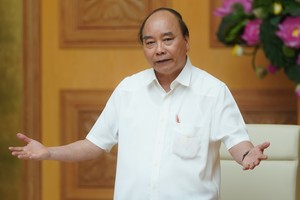 Thủ tướng phát biểu tại cuộc họp. Ảnh: VGP