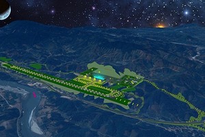 Phối cảnh cảng hàng không Sa Pa.